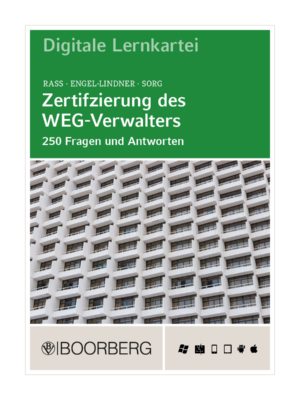 Rass/Engel-Lindner/Sorg: Zertifizierung des WEG-Verwalters