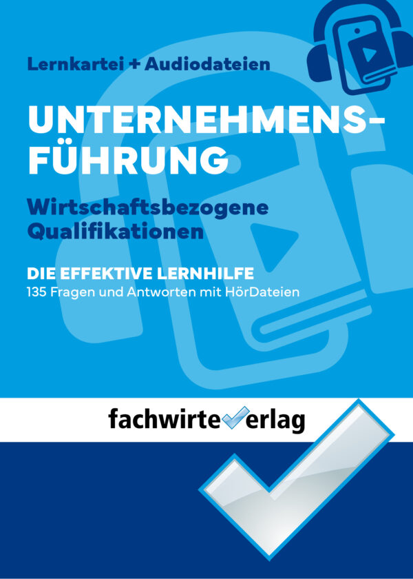 Coverdesign für das Produkt Unternehmensführung des Fachwirteverlag.