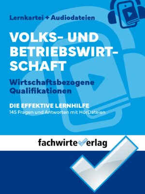 Coverdesign für das Produkt Volks- ud Betriebswirtschaft des Fachwirteverlag.