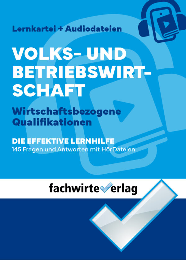 Coverdesign für das Produkt Volks- ud Betriebswirtschaft des Fachwirteverlag.