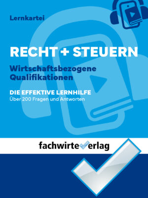 Coverdesign für das Produkt Recht und Steuern des Fachwirteverlag.