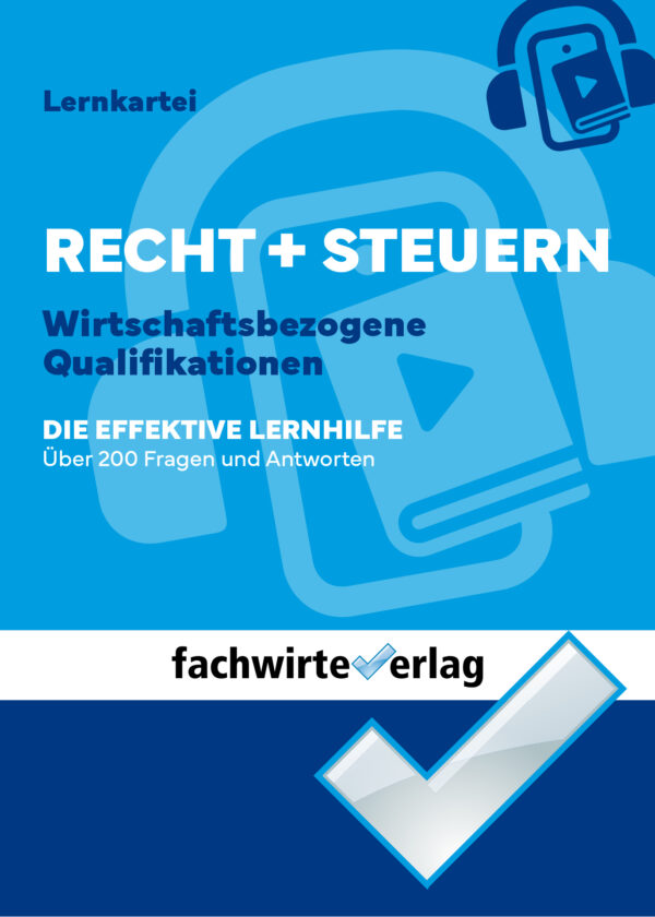 Coverdesign für das Produkt Recht und Steuern des Fachwirteverlag.