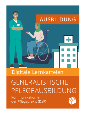 Coverdesign für das Produkt "Kommunikation in der Pflegepraxis für die generalistische Pflegeausbildung".