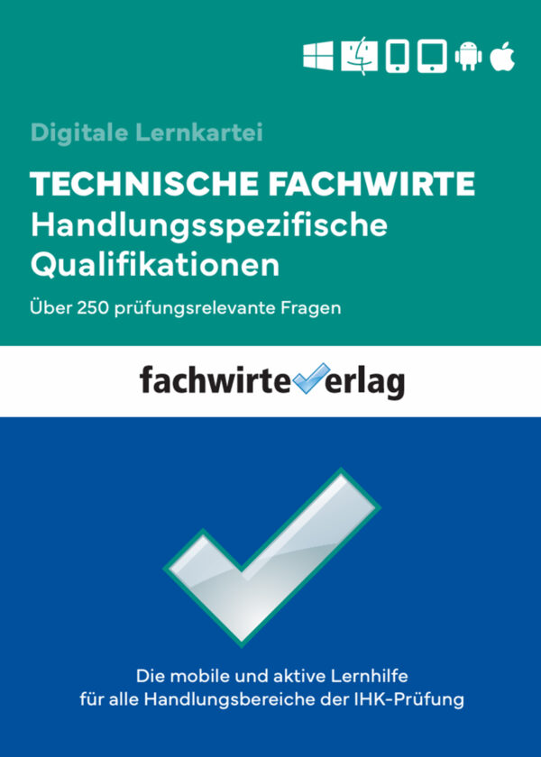 Coverdesign für das Produkt Technischer Fachwirt: Handlungsspezifische Qualifikationen des Fachwirteverlag.