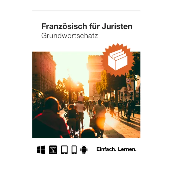 Cover Französisch für Juristen Grundwortschatz - Brainyoo