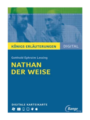 Cover Königs Erläuterungen zu Gotthold Ephraim Lessing - Nathan der Weise - Bange Verlag