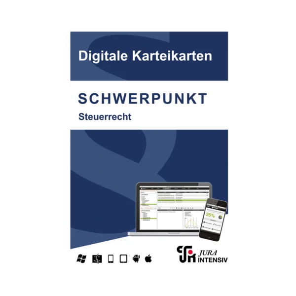Cover zum Produkt Steuerrecht vom Jura Intensiv Verlag