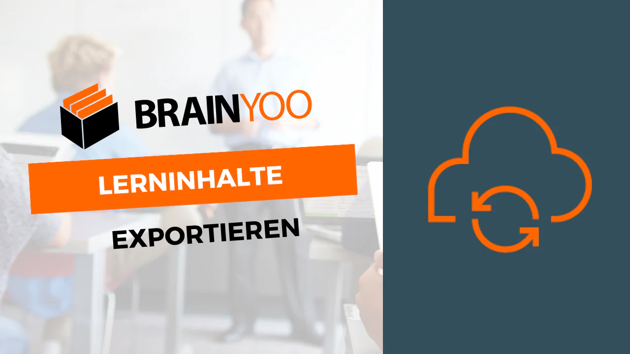 Lerninhalte aus Brainyoo exportieren Anzeigebild