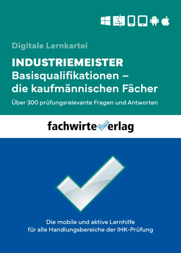Coverdesign für das Produkt Industriemeister. Basisqualifikationen des Fachwirteverlag.